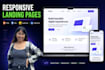 create a responsive landing page