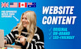 be your SEO website content writer for website copywriting