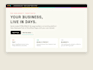 build a fast, beautiful landing page or one page website