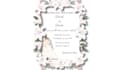 design elegant wedding invitation and party card