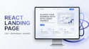 build a responsive react landing page