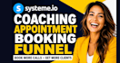 build systeme io coaching appointment booking consultation funnel course setup
