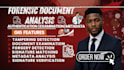 do forensic document authentication, metadata analysis and document examination