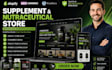 design supplement store nutraceutical website wellness website ecommerce site