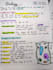 handwritten letter, notes and assignments