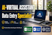 be your ai virtual assistant and professional transcriber