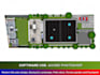 colored site plan design, 2d floor planning with photoshop