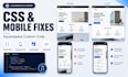 fix squarespace CSS mobile responsive and custom code issues