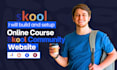 set up your skool community and create your online course