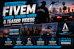 do fivem loadingscreen, cinematic trailer, fivem intro using rockstar editor