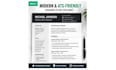 write professional ats friendly resume and CV
