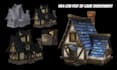 create low poly 3d environment game assets 3d low poly scene 3d game environment