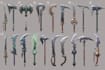 create weapon design and illustration