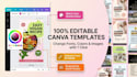 design click worthy canva pinterest pins and editable pin templates