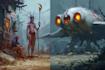 create concept art and illustration