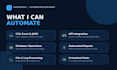 create a custom python automation script