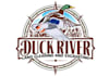 design modern duck logo with satisfaction guaranteed