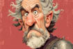 draw artistic cartoon caricatures