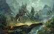 create a magical fantasy book cover design