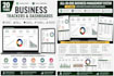 google sheets and excel business trackers dashboards