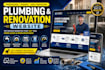 create a plumbing and roofing website with auto booking