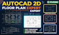 draw autocad 2d master plan, site plan and landscape design