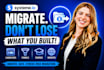systeme io landing page, systeme io course migration, systeme io funnel, website