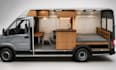 design 3d caravan, camper van, motorhome, rv cabin conversion design