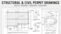 structural, deck, basement, grading, framing, site and drainage permit drawing