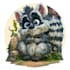 draw an eyecatchy mascot, animal cartoon character