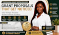 write grant proposals, grant applications and grant research