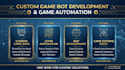 build a custom game bot, game automation, bot development, and game systems