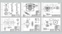 create professional 2d autocad mechanical drawings