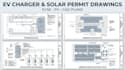 provide ev charger, solar, evse, photometric, lighting and fence permit drawings