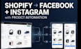 automate shopify product posting to facebook and instagram