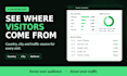 build a website visitor tracking and analytics dashboard