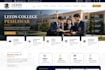 create professional, modern school and college management sites