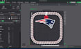 design custom hype chain pendant 3d model stl 3mf turnover chain for 3d printing