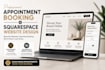 do appointment booking, acuity scheduling, vagaro and website design