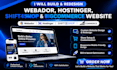 build webador website hostinger shift4shop bigcommerce webador redesign