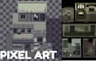 create pixel art tileset top down rpg tilemap 2d game environment assets