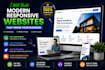 design a clean and professional business website