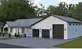 adu permit plan, floor plans, elevations, site plan, garage, deck and permit set