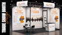 design trade show booth, banner and exhibition backdrop