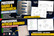 create professional 2d autocad mechanical drawings