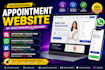 create a professional appointment enquiry website