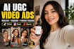 create realistic ai ugc video ads and product commercial