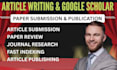 cite paper reference article to increase google scholar citation