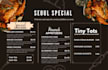 design a professional restaurant food menu