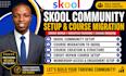 setup skool credit repair executive coaching course migration to skool community